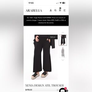 Black pants XD Xenia Design